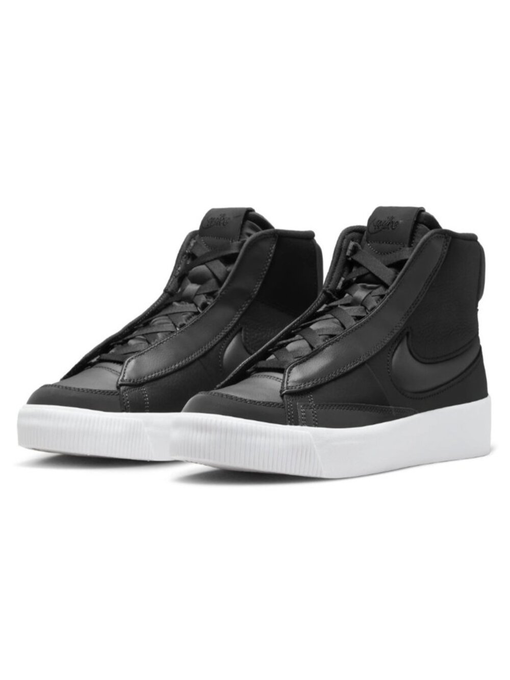 Nike Women's Blazer Mid Victory Lace-Up Sneaker Shoes Black DR2948-001 Size 9